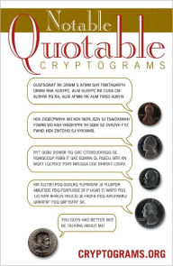 Notable Quotable Cryptograms