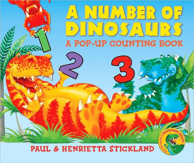 A Number of Dinosaurs A PopUp Counting Book by Paul Stickland