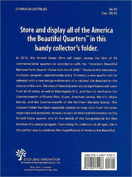 America the Beautiful Quarters Collector's Folder 2010-2021
