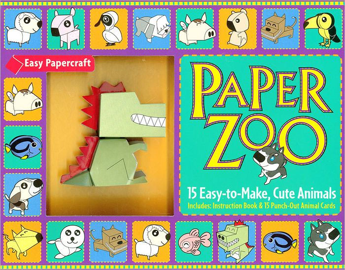 Paper Zoo 15 EasytoMake, Cute Animals by Monkey Design, Other Format