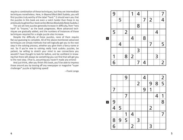 Beyond Black Belt Sudoku: If You Have to Ask, It's Too Hard for You
