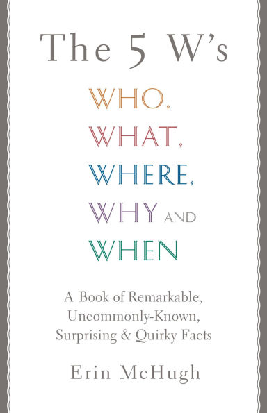 The 5 W's: Who, What, Where, Why and When