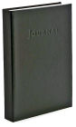Thick Black Bonded Italian Leather Journal (9'x7