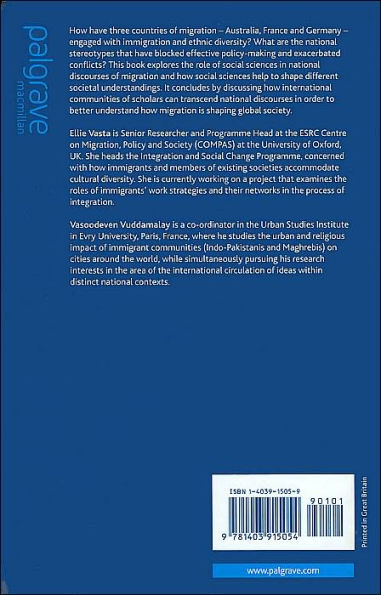 International Migration and the Social Sciences: Confronting National Experiences in Australia, France and Germany