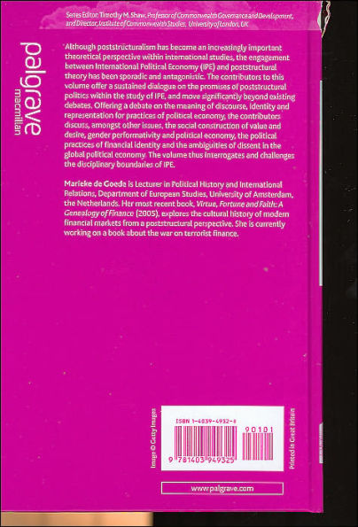 International Political Economy and Poststructural Politics