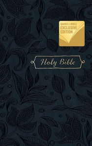 Title: KJV Thinline Bible, Navy Floral, Red Letter Edition, Comfort Print (B&N Exclusive Edition), Author: Thomas Nelson