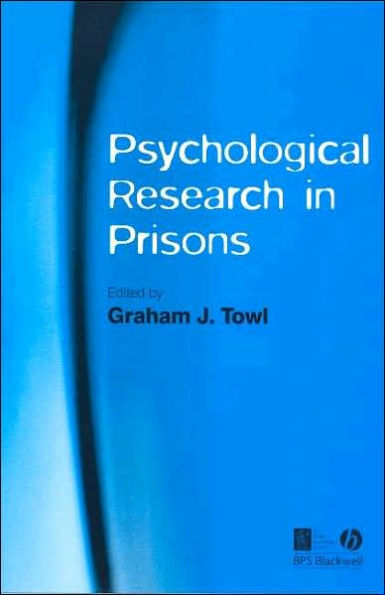 Psychological Research in Prisons / Edition 1