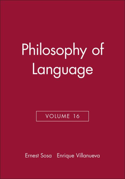 Philosophy of Language, Volume 16 / Edition 1