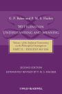Wittgenstein: Understanding And Meaning: Volume 1 of an Analytical Commentary on the Philosophical Investigations, Part II: Exegesis §§1-184 / Edition 2