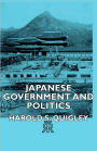 Japanese Government And Politics