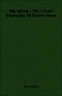 Big Spring - the Casual Biography of Prairie Town