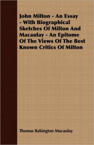 John milton essay