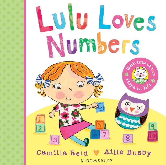 Lulu Loves Numbers by Camilla Reid, Ailie Busby, Board Book Barnes