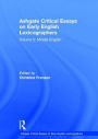 Ashgate Critical Essays on Early English Lexicographers: Volume 2: Middle English / Edition 1