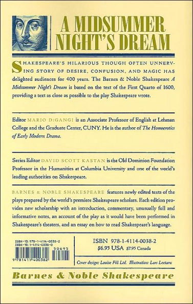 A Midsummer Night's Dream (Barnes & Noble Shakespeare)