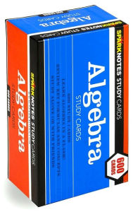 Algebra (SparkNotes Study Cards)