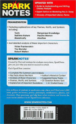 Frankenstein (SparkNotes Literature Guide Series) by SparkNotes, Mary