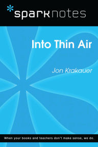 Title: Into Thin Air (SparkNotes Literature Guide), Author: SparkNotes