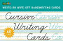 Cursive Writing Cards (Write-On Wipe-Off Learning Cards Series)