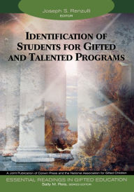 Title: Identification of Students for Gifted and Talented Programs / Edition 1, Author: Joseph S. Renzulli