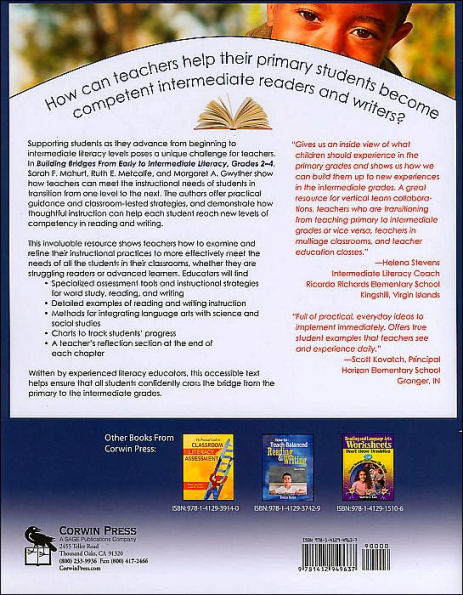 Building Bridges From Early to Intermediate Literacy, Grades 2-4
