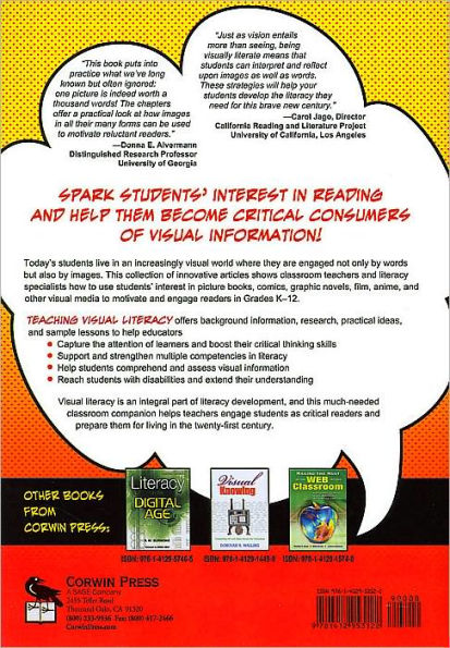 Teaching Visual Literacy: Using Comic Books, Graphic Novels, Anime, Cartoons, and More to Develop Comprehension and Thinking Skills / Edition 1