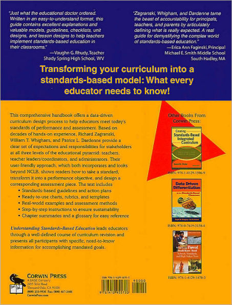 Understanding Standards-Based Education: A Practical Guide for Teachers and Administrators / Edition 1