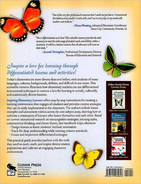 Inspiring Elementary Learners: Nurturing the Whole Child in a Differentiated Classroom / Edition 1