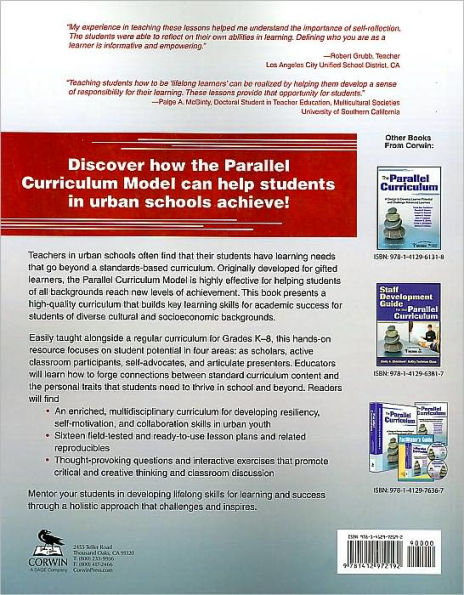 Using the Parallel Curriculum Model in Urban Settings: Grades K-8 / Edition 1