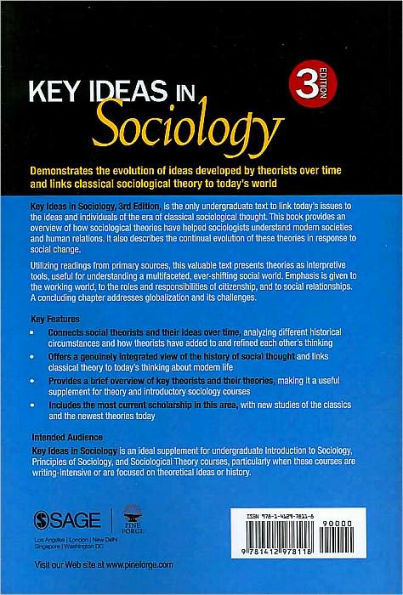 Key Ideas in Sociology / Edition 3