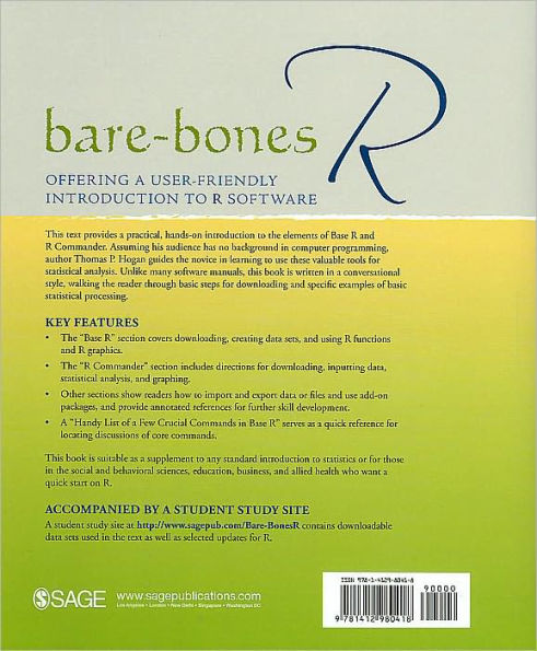Bare-bones R: A Brief Introductory Guide / Edition 1