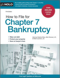 Title: How to File for Chapter 7 Bankruptcy, Author: Stephen Elias