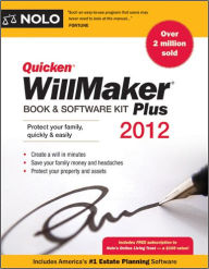 Quicken Willmaker Plus 2012 Edition: Book & Software Kit