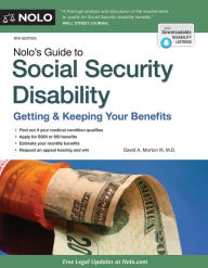 Title: Nolo's Guide to Social Security Disability: Getting & Keeping Your Benefits, Author: David A. Morton III