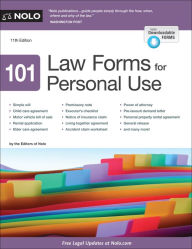 Title: 101 Law Forms for Personal Use, Author: Nolo Editors