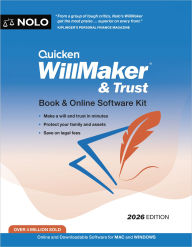 Title: Quicken Willmaker & Trust 2026: Book & Online Software Kit, Author: Editors of Nolo