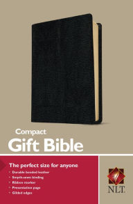 Title: Compact Gift Bible NLT (Bonded Leather, Black), Author: Tyndale