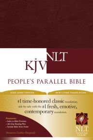 Title: People's Parallel Bible KJV/NLT (Imitation Leather, Burgundy/maroon), Author: Tyndale