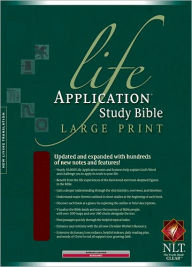 Life Application Study Bible NLT, Large Print