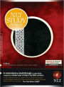 NLT Study Bible, Floral TuTone (Red Letter, LeatherLike, Black/Vintage Cream Floral Fabric, Indexed)