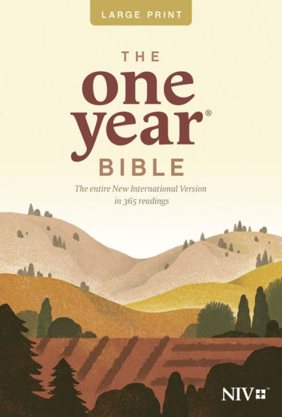The One Year Bible NIV, Large Print Thinline Edition (Softcover)