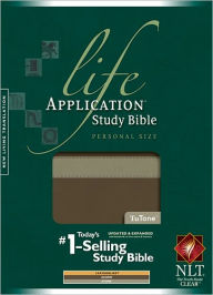 Life Application Study Bible NLT, Personal Size, TuTone