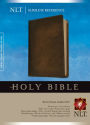 Slimline Reference Bible NLT (Red Letter, LeatherLike, Brown)