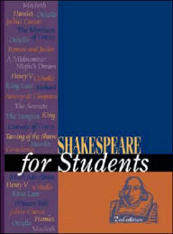 Title: Shakespeare for Students: Critical Interpretations of Shakespeare's Plays and Poetry / Edition 2, Author: Anne Marie Hacht