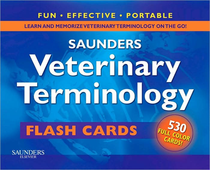 Saunders Veterinary Terminology Flash Cards / Edition 1 by SAUNDERS