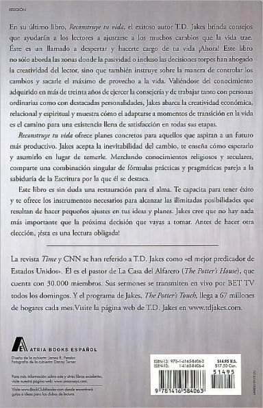 Reconstruye tu vida: El camino a la felicidad sin limites (Reposition Yourself: Living Life without Limits)