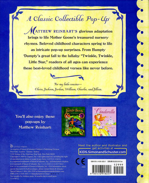 A Pop-Up Book of Nursery Rhymes: A Classic Collectible Pop-Up