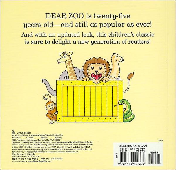 Dear Zoo: A Lift-the-Flap Book