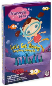 Let's Get Moving Carry-along Coloring Kit