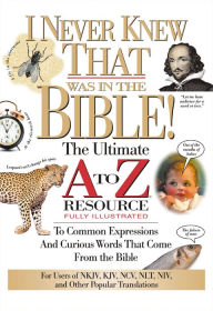 I Never Knew That Was in the Bible